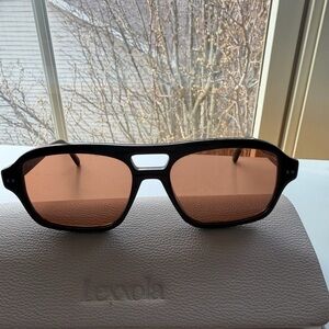 Lexxola Damien Sunglasses with Brown Lenses